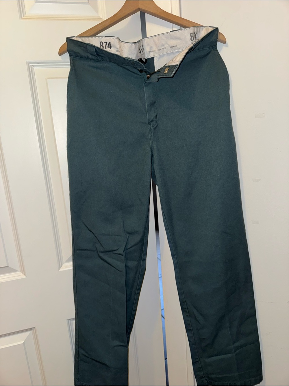 Unisex Dark Teal Casual Pants